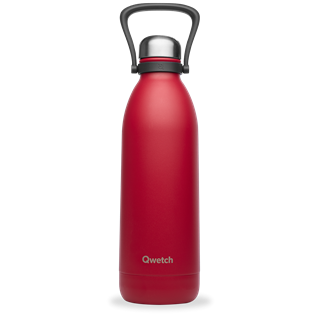 Qwetch Bouteille isotherme inox framboise 1,5l - 10302